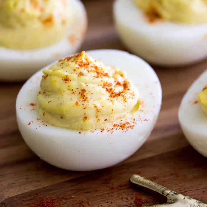 deviled eggs
